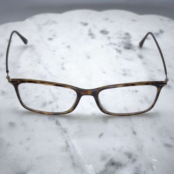 Ray-Ban RB 7031 2301 LightRay Tortoise Brown Eyeglasses Frames Only 53-17-140 main image 9